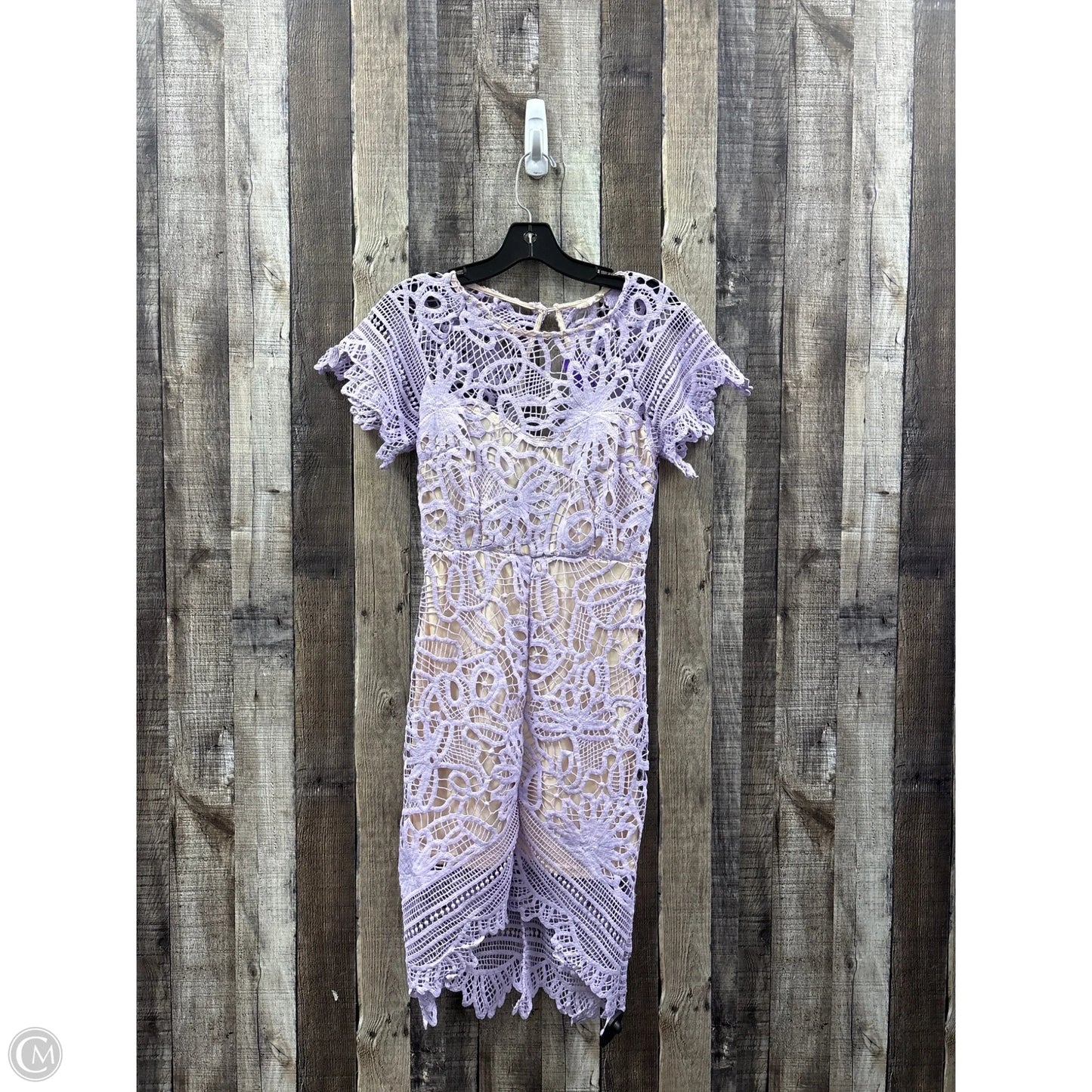 Dress Casual Midi By Main Strip In Purple, Size: S