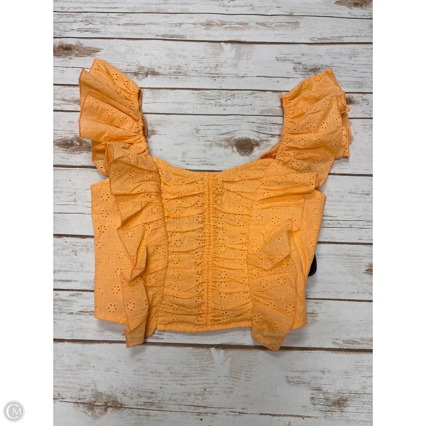 Top Sleeveless By Heyson In Orange, Size: S