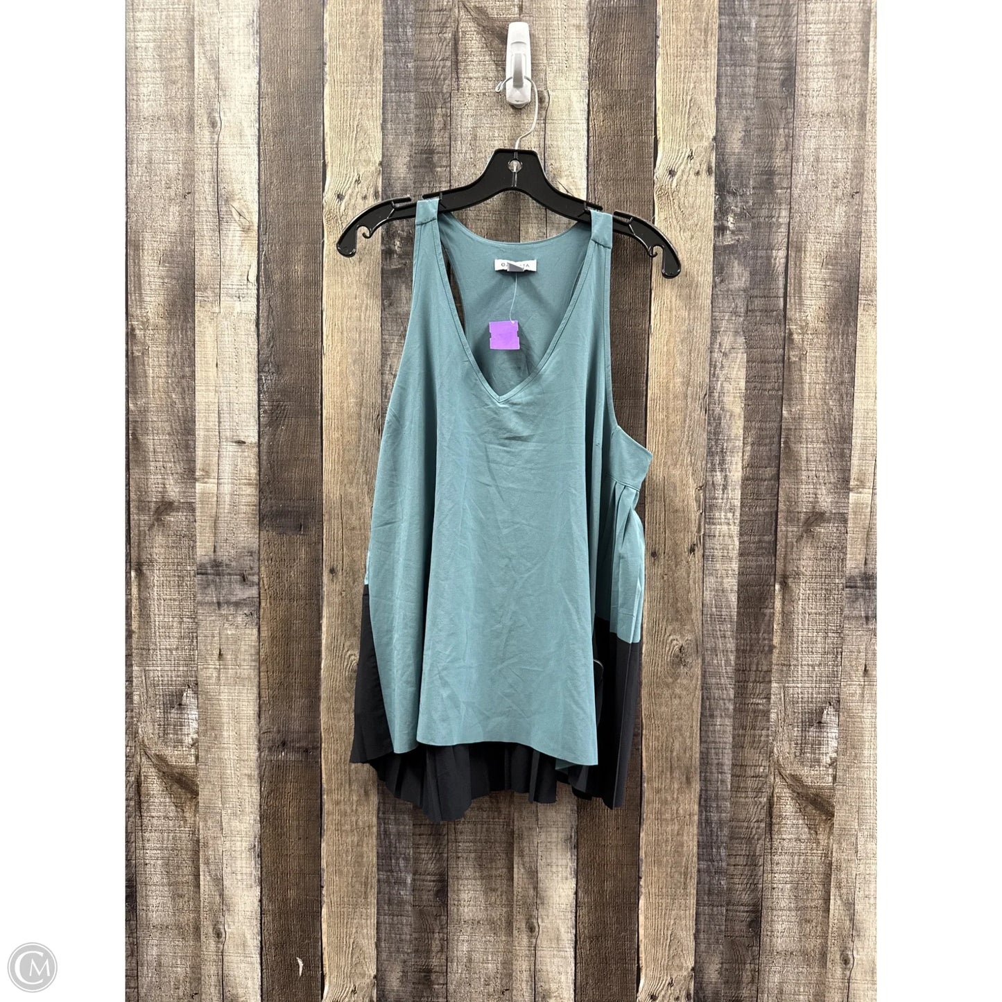 Top Sleeveless By Athleta In Green, Size: L