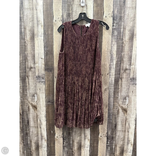 Dress Casual Short By Evereve In Maroon, Size: M