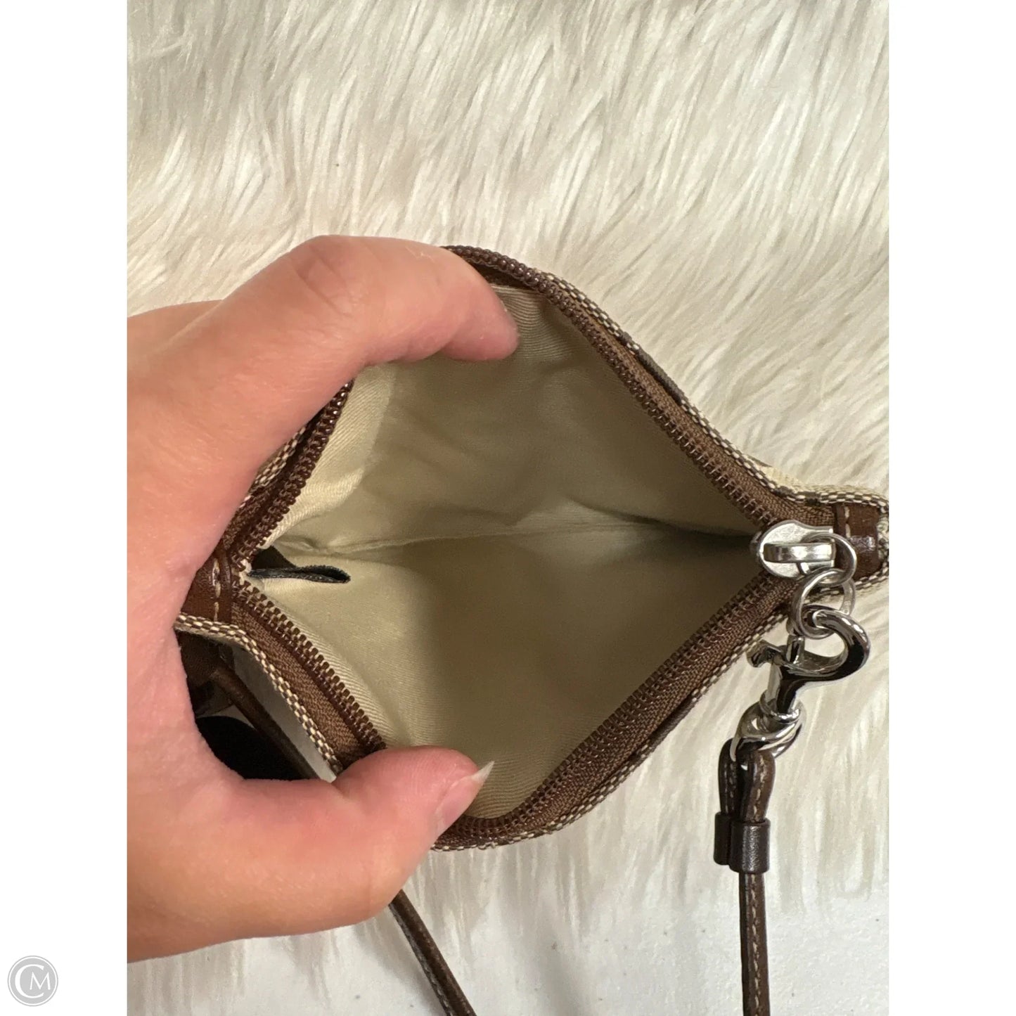 Wristlet Designer By Coach, Size: Small