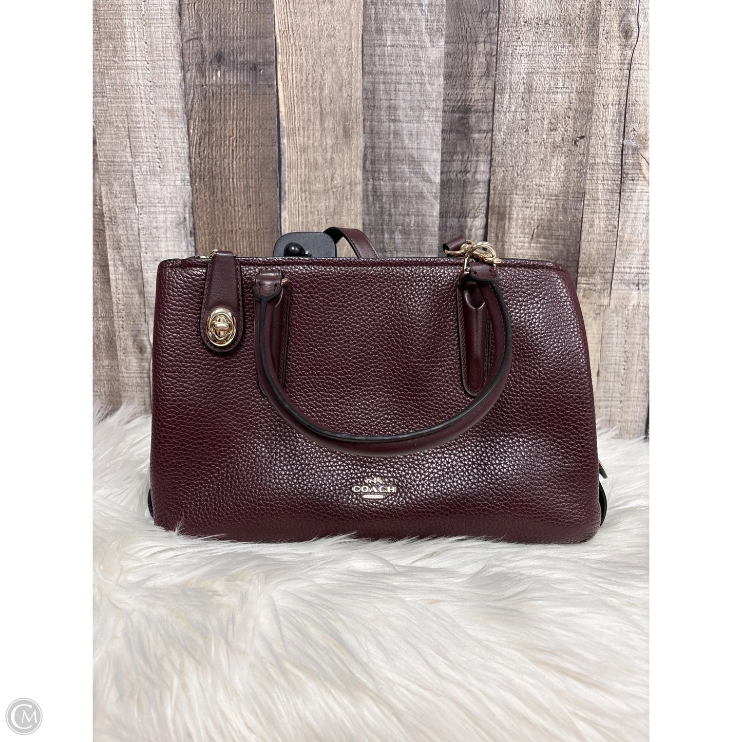 Handbag Designer By Coach, Size: Large