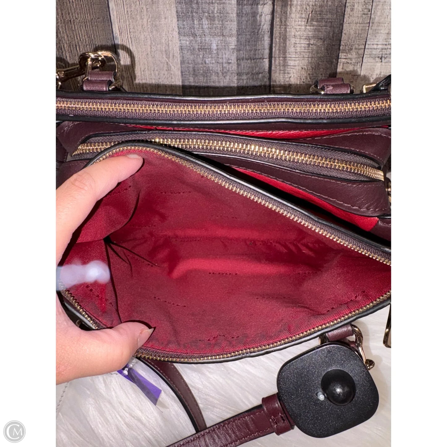 Handbag Designer By Coach, Size: Large