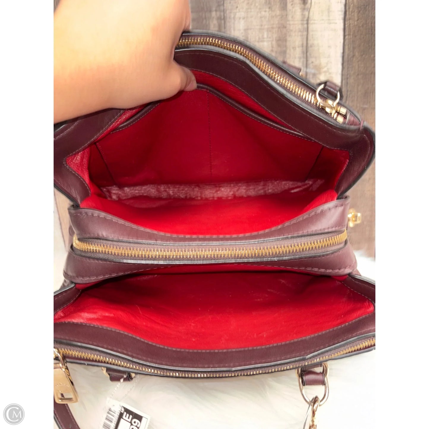 Handbag Designer By Coach, Size: Large