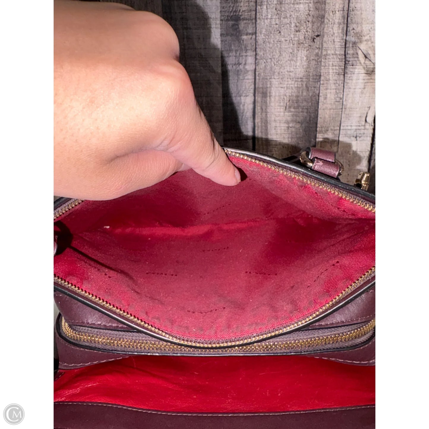 Handbag Designer By Coach, Size: Large