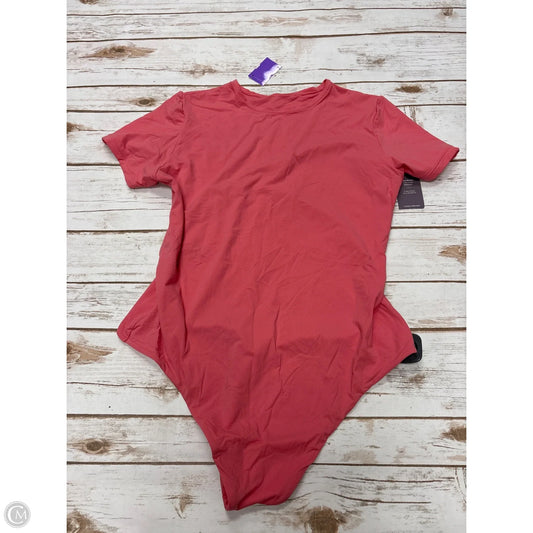 Bodysuit By Auden In Coral, Size: Xl