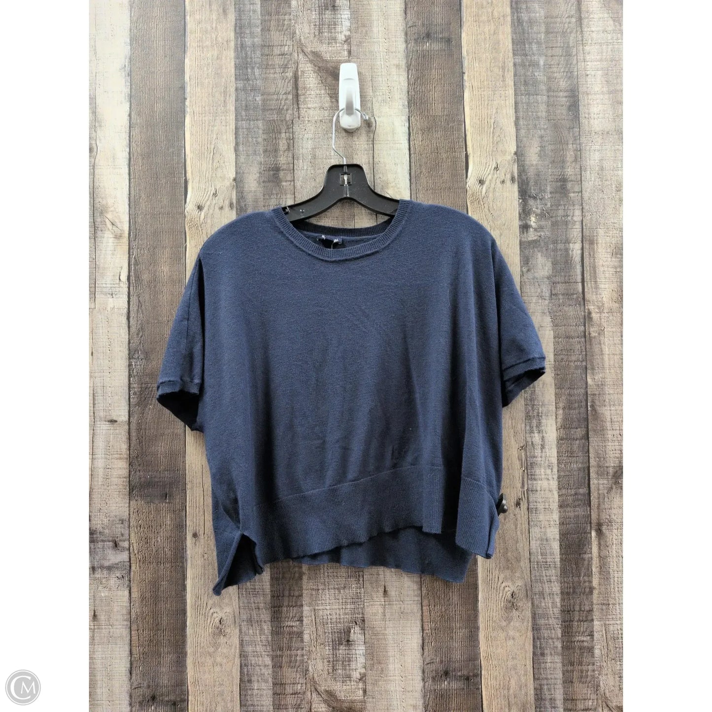 Top Short Sleeve By Splendid In Navy, Size: S