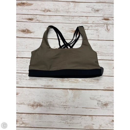 Athletic Bra By Ypb In Brown, Size: M