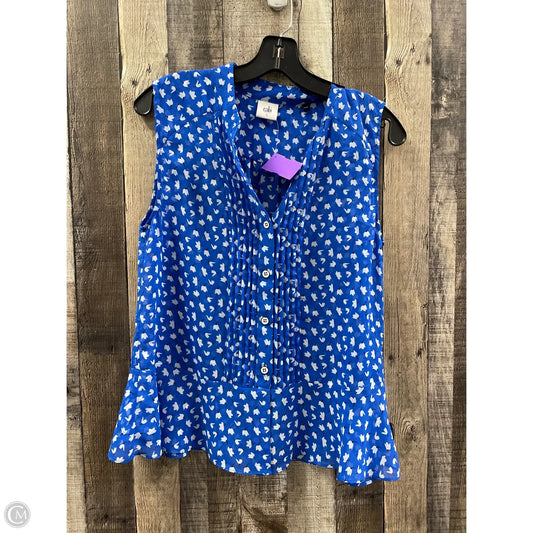 Top Sleeveless By Cabi In Blue, Size: S