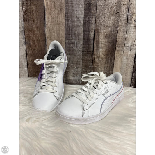Shoes Athletic By Puma In White, Size: 8