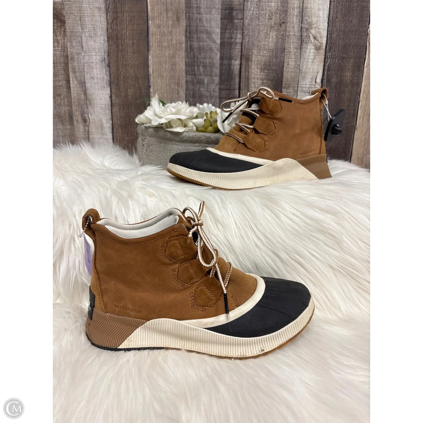 Boots Ankle Flats By Sorel In Brown, Size: 7.5
