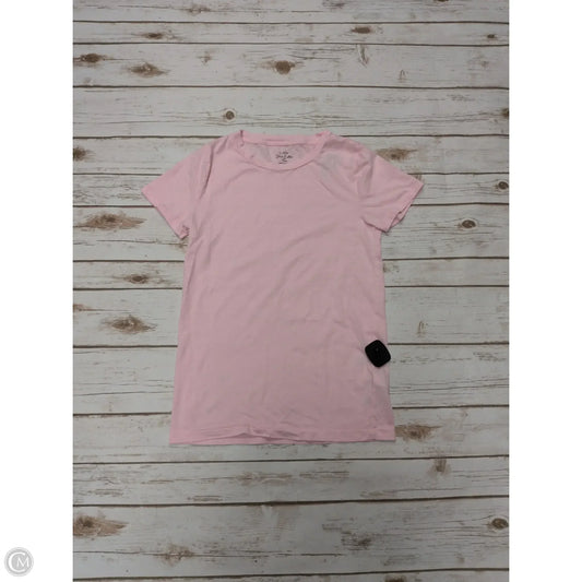 Top Short Sleeve By J. Crew In Pink, Size: S