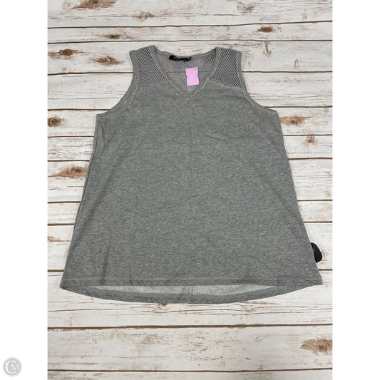 Top Sleeveless By Doe & Rae In Grey, Size: L