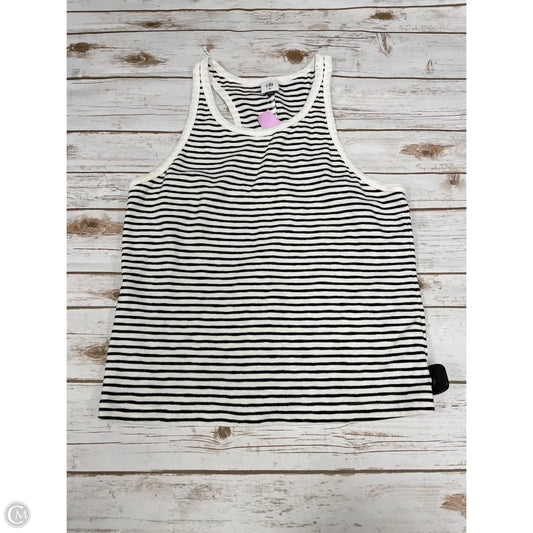 Top Sleeveless By Cabi In Striped Pattern, Size: Xl