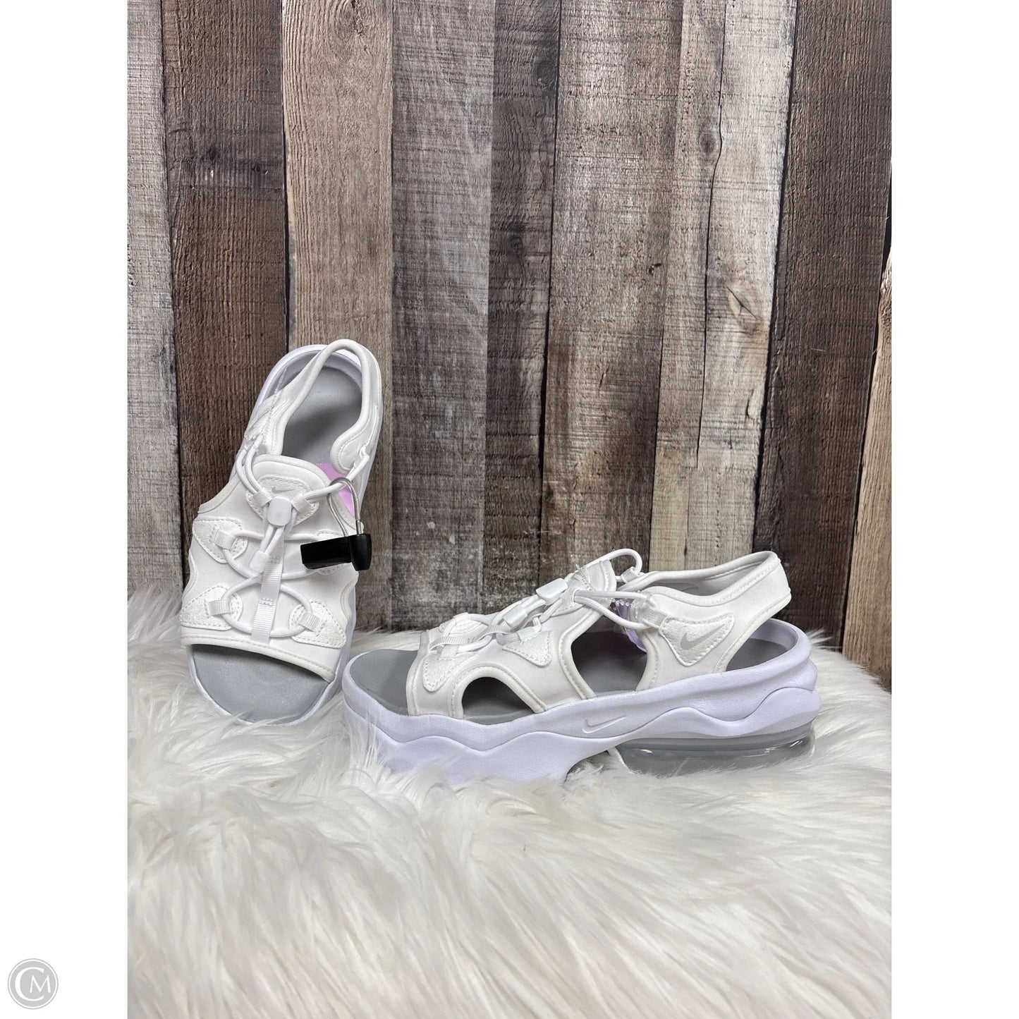 Sandals Heels Platform By Nike In White, Size: 7