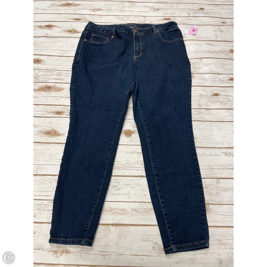 Jeans Skinny By Maurices In Blue Denim, Size: 20
