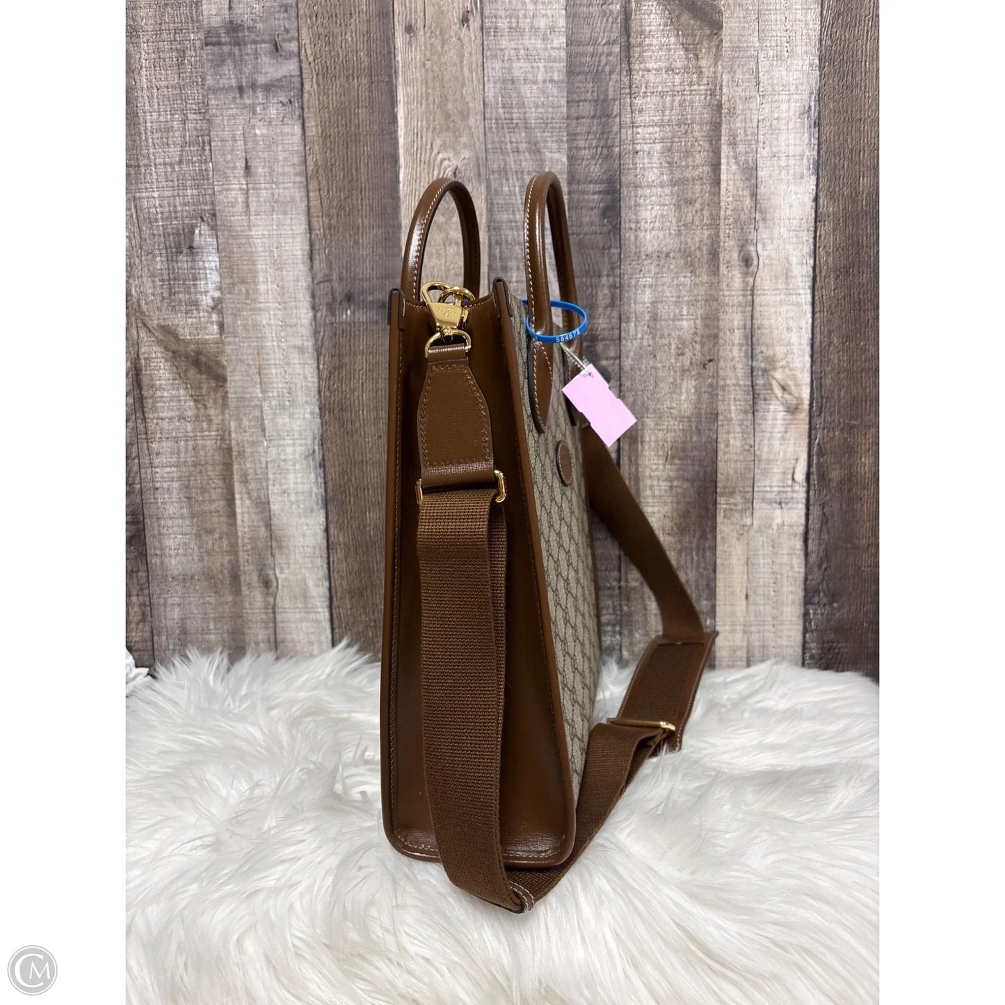 Tote Luxury Designer By Gucci, Size: Large
