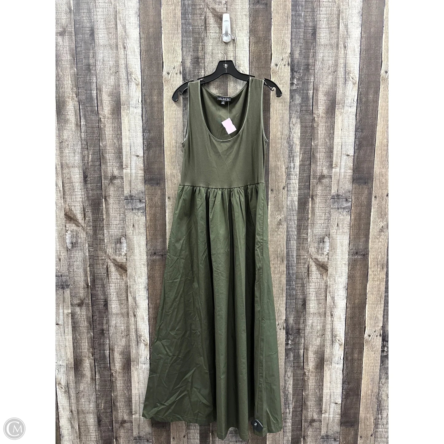 Dress Casual Maxi By J. Crew In Green, Size: M