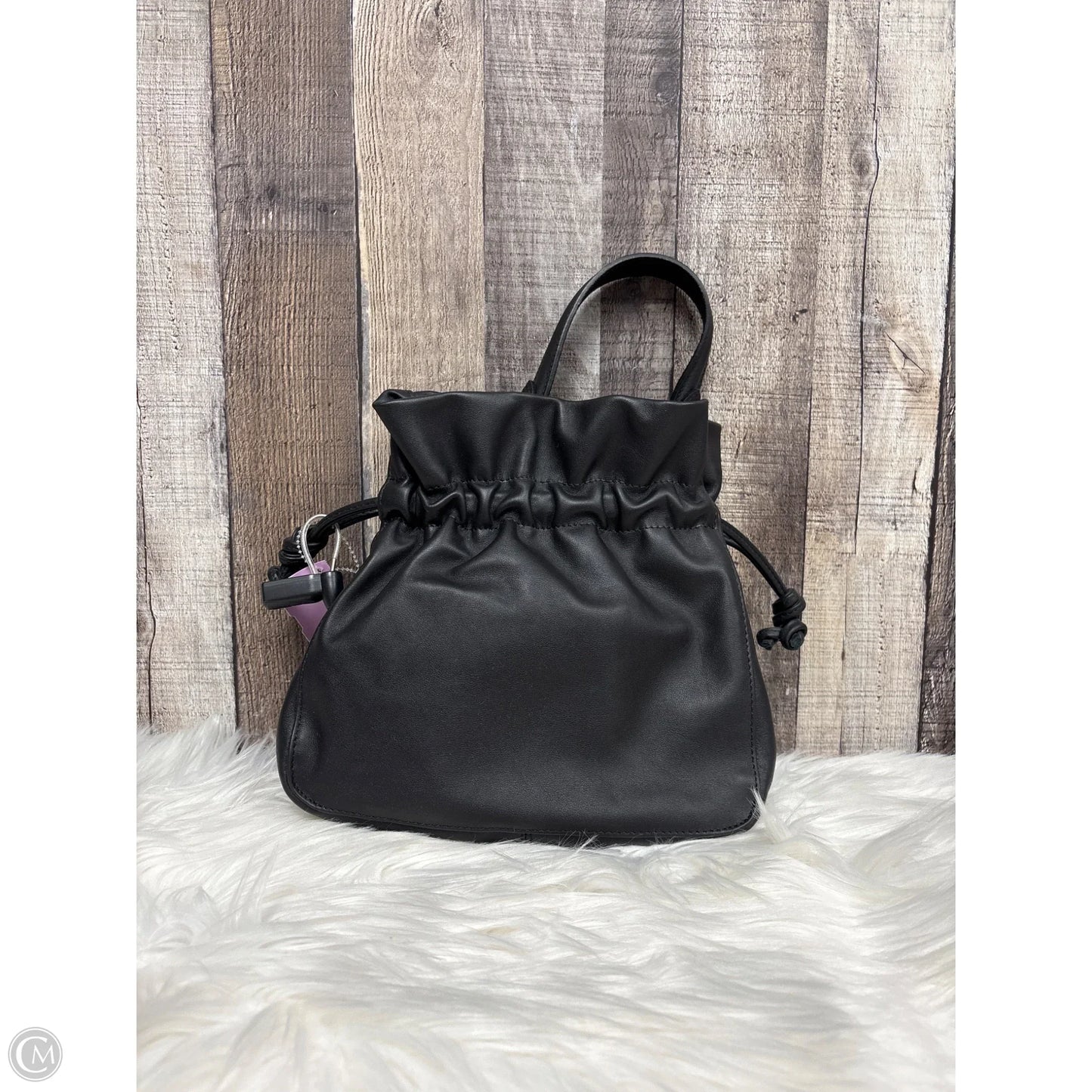 Handbag Leather By Cme, Size: Medium