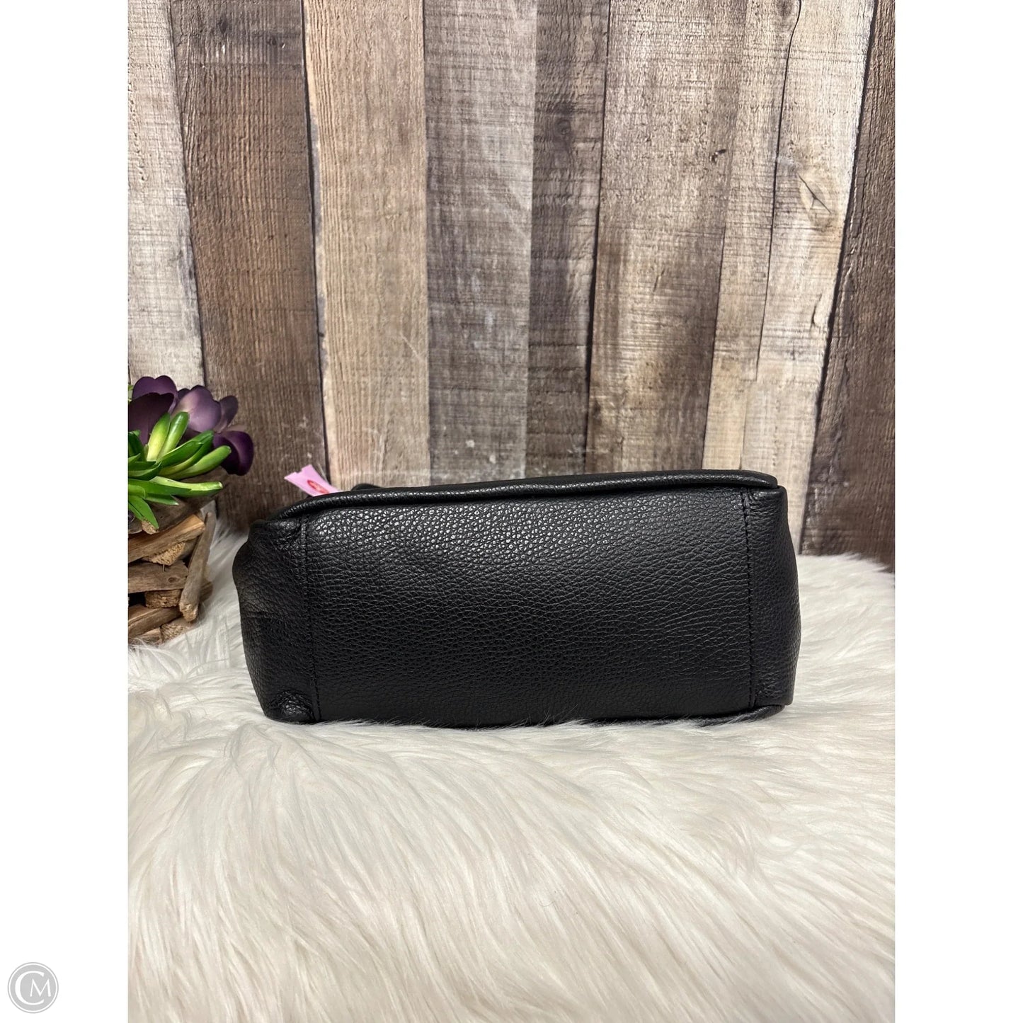 Handbag Leather By Cme, Size: Medium