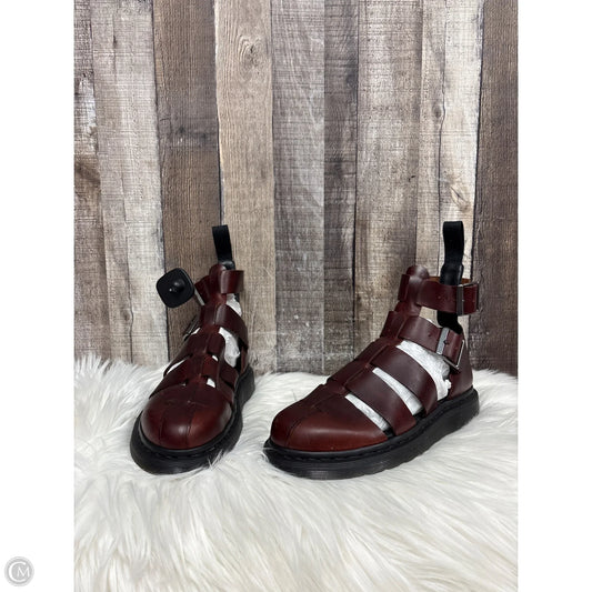 Shoes Flats By Dr Martens In Brown, Size: 8