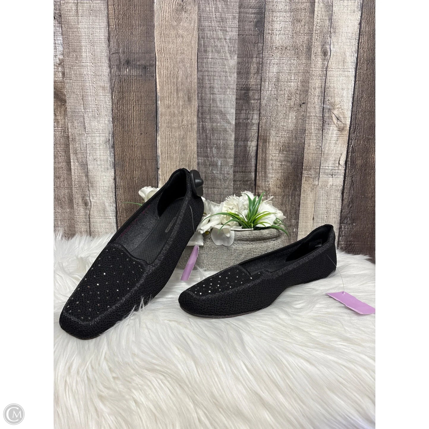 Shoes Flats By Skechers In Black, Size: 9