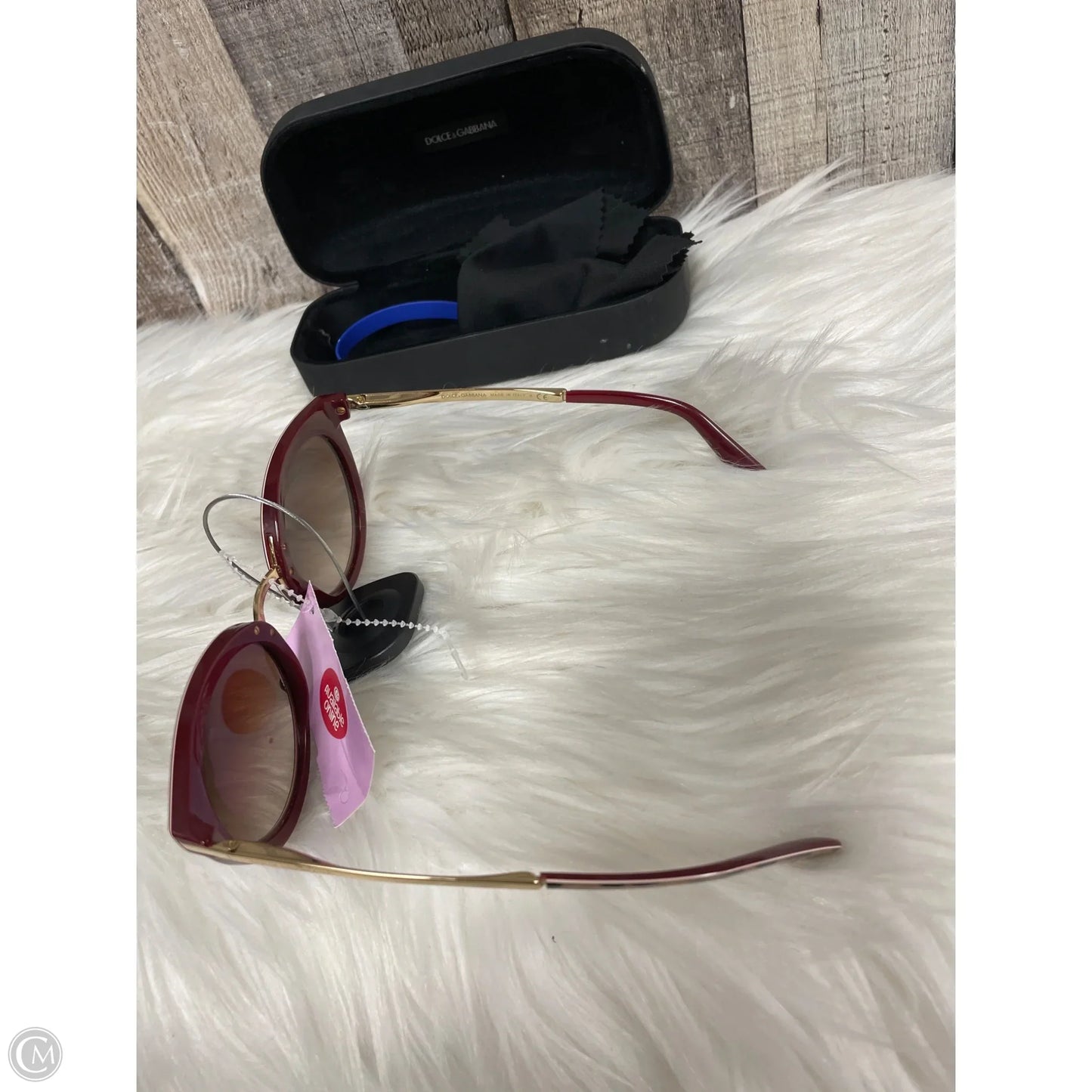 Sunglasses Luxury Designer By Dolce And Gabbana, Size: