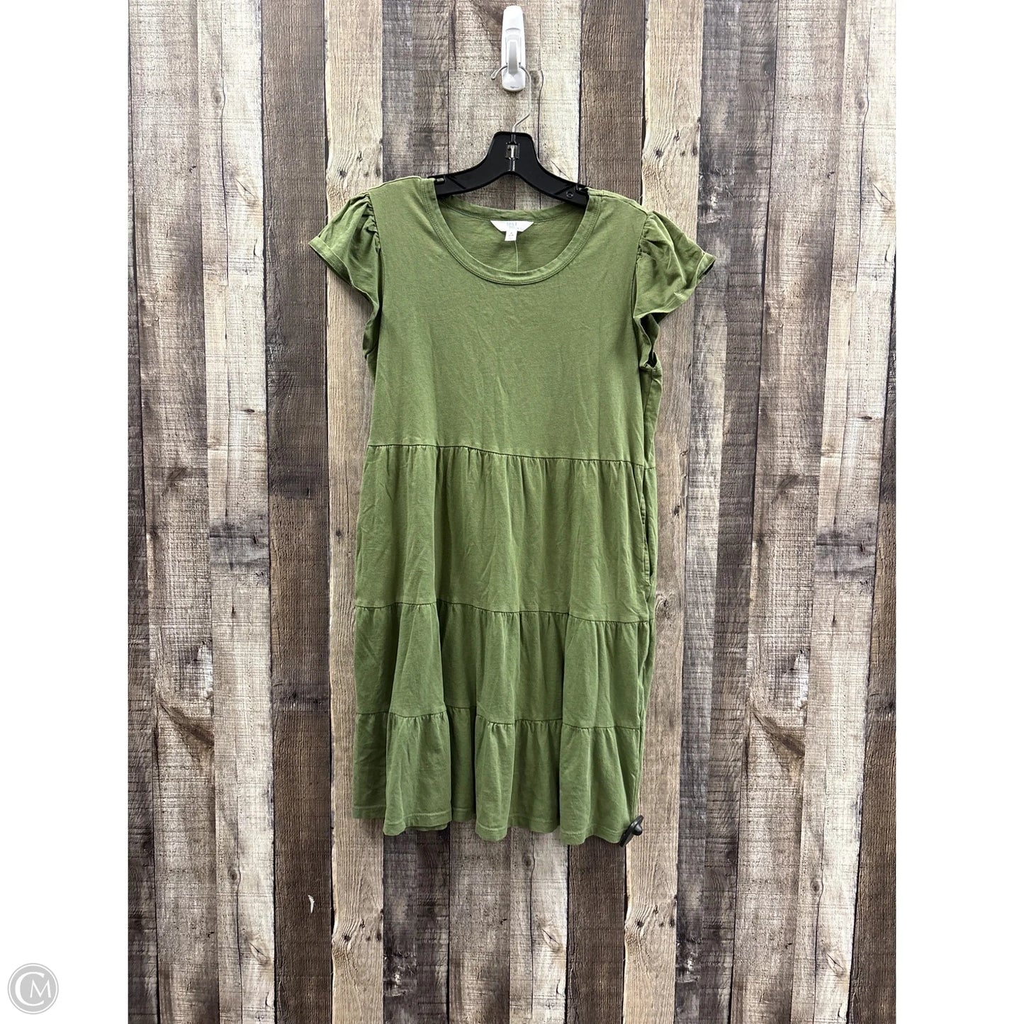Dress Casual Maxi By Time And Tru In Green, Size: S