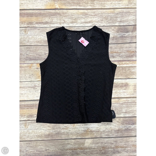 Top Sleeveless By Cmf In Black, Size: M