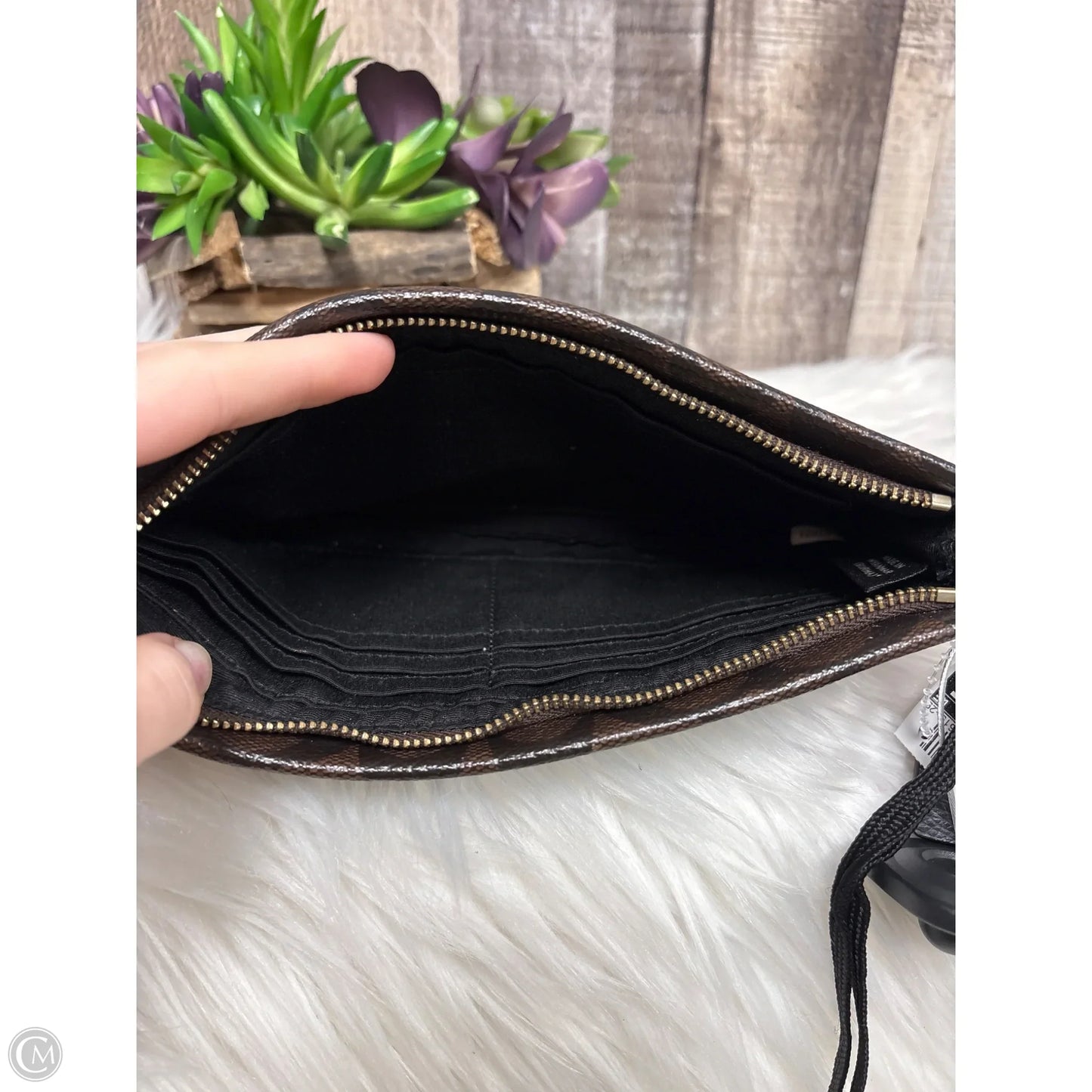 Clutch Designer By Coach, Size: Medium