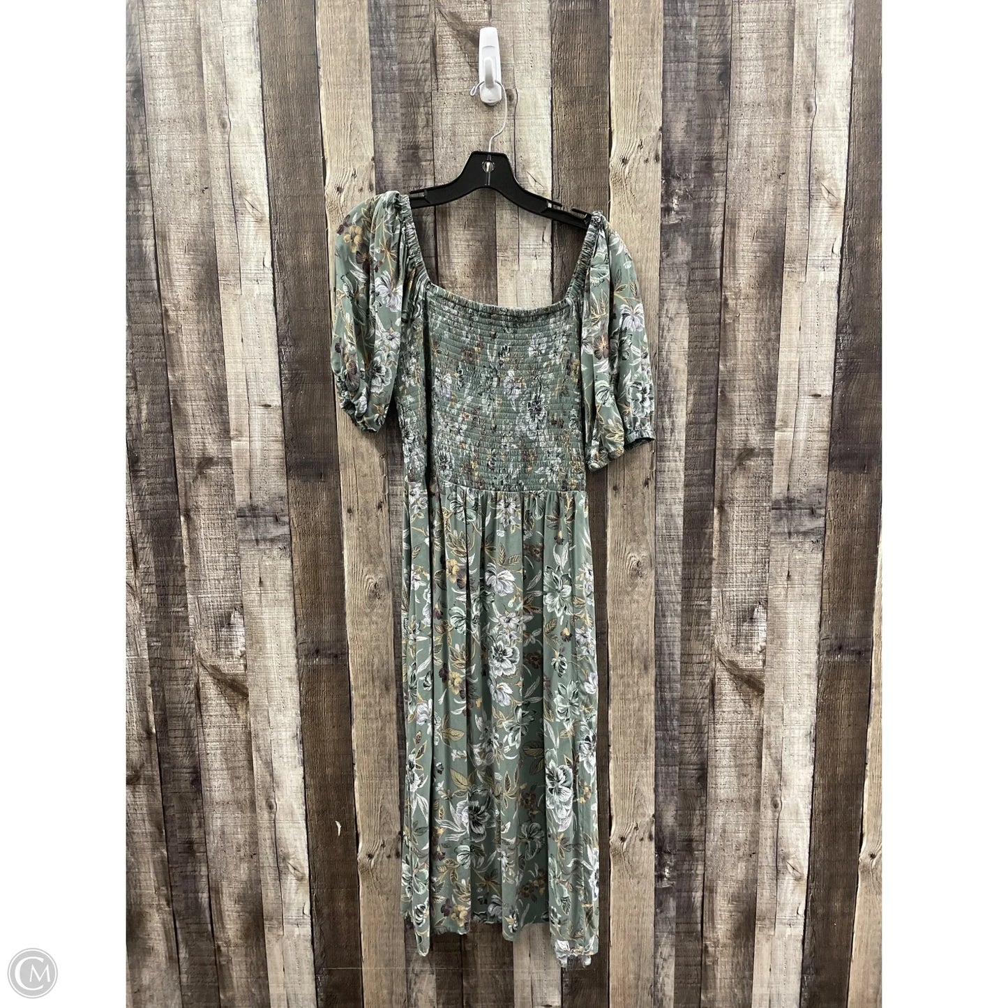Dress Casual Midi By Maurices In Green, Size: Xl