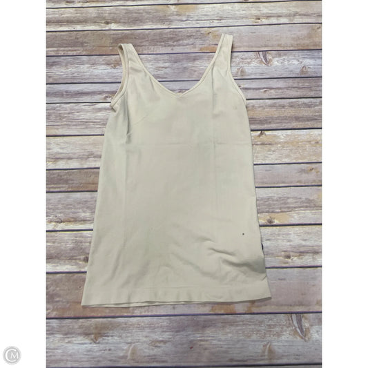 Top Sleeveless Basic By Cmf In Beige, Size: S