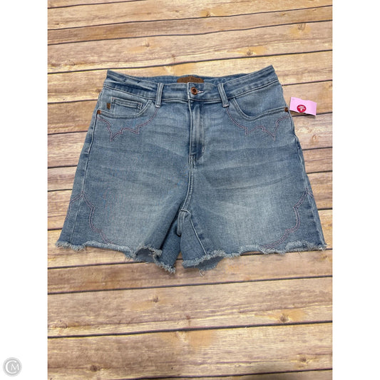 Shorts By Judy Blue In Blue Denim, Size: L