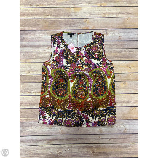 Top Sleeveless By Talbots In Multi-colored, Size: S