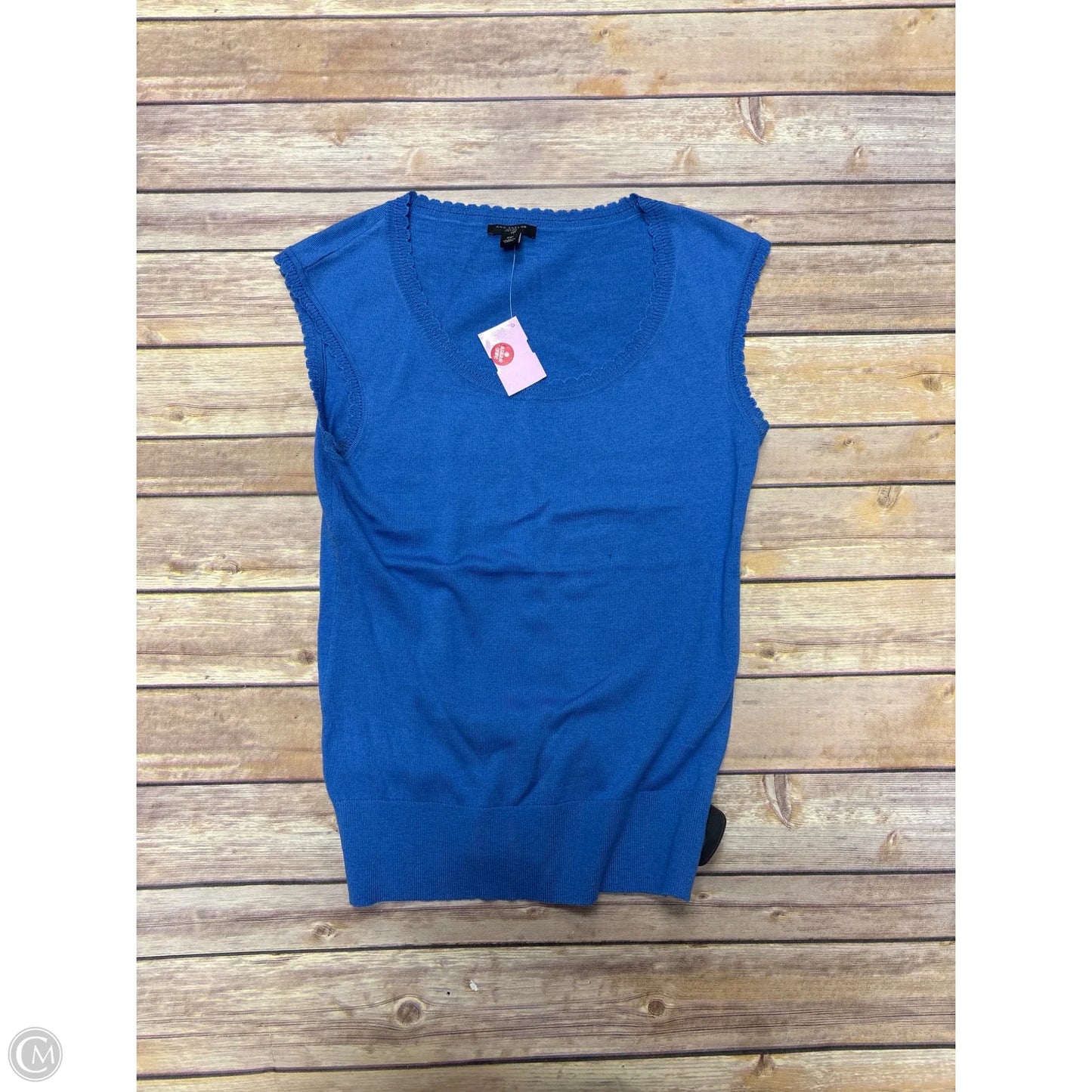 Top Sleeveless By Ann Taylor In Blue, Size: Sp