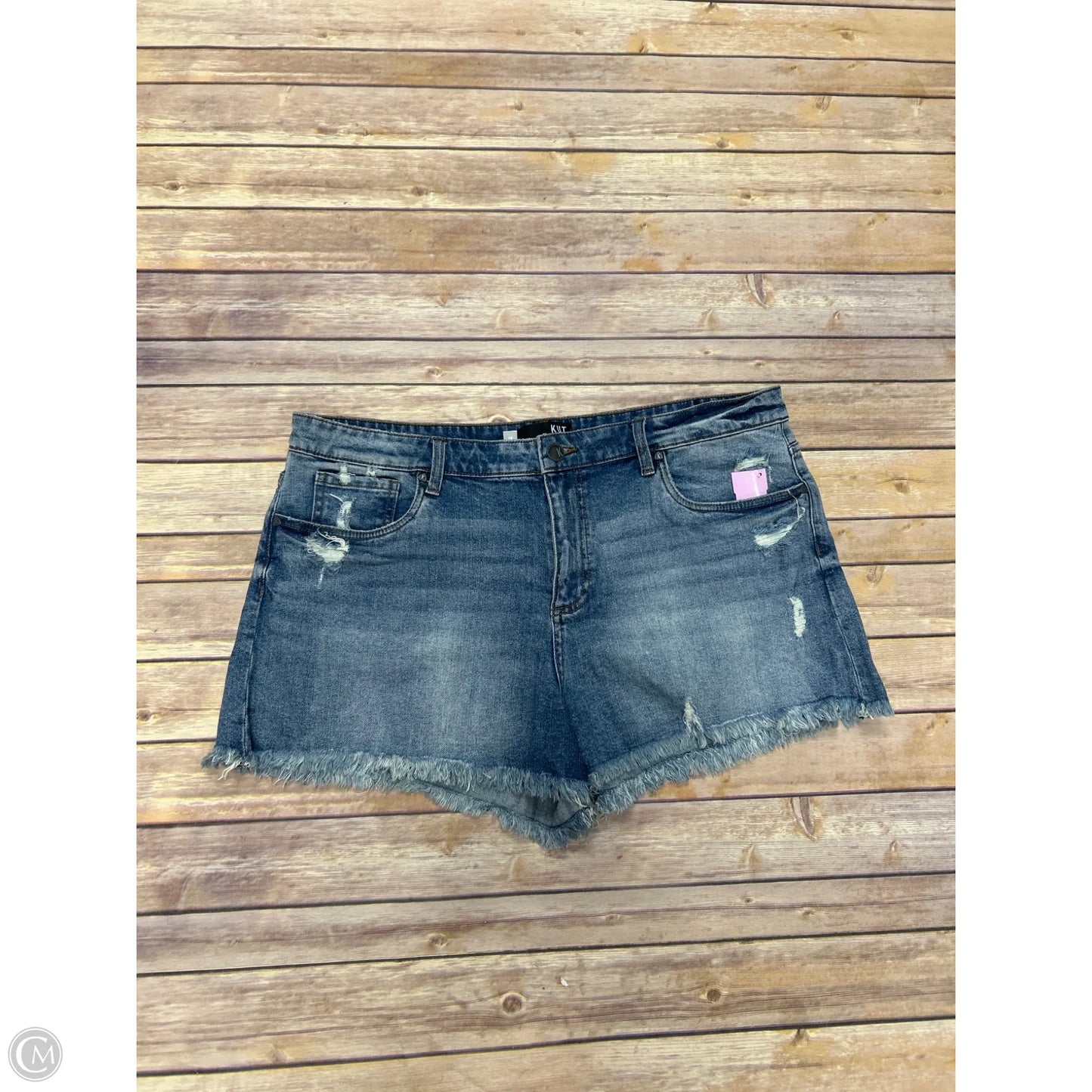Shorts By Kut In Blue Denim, Size: 18
