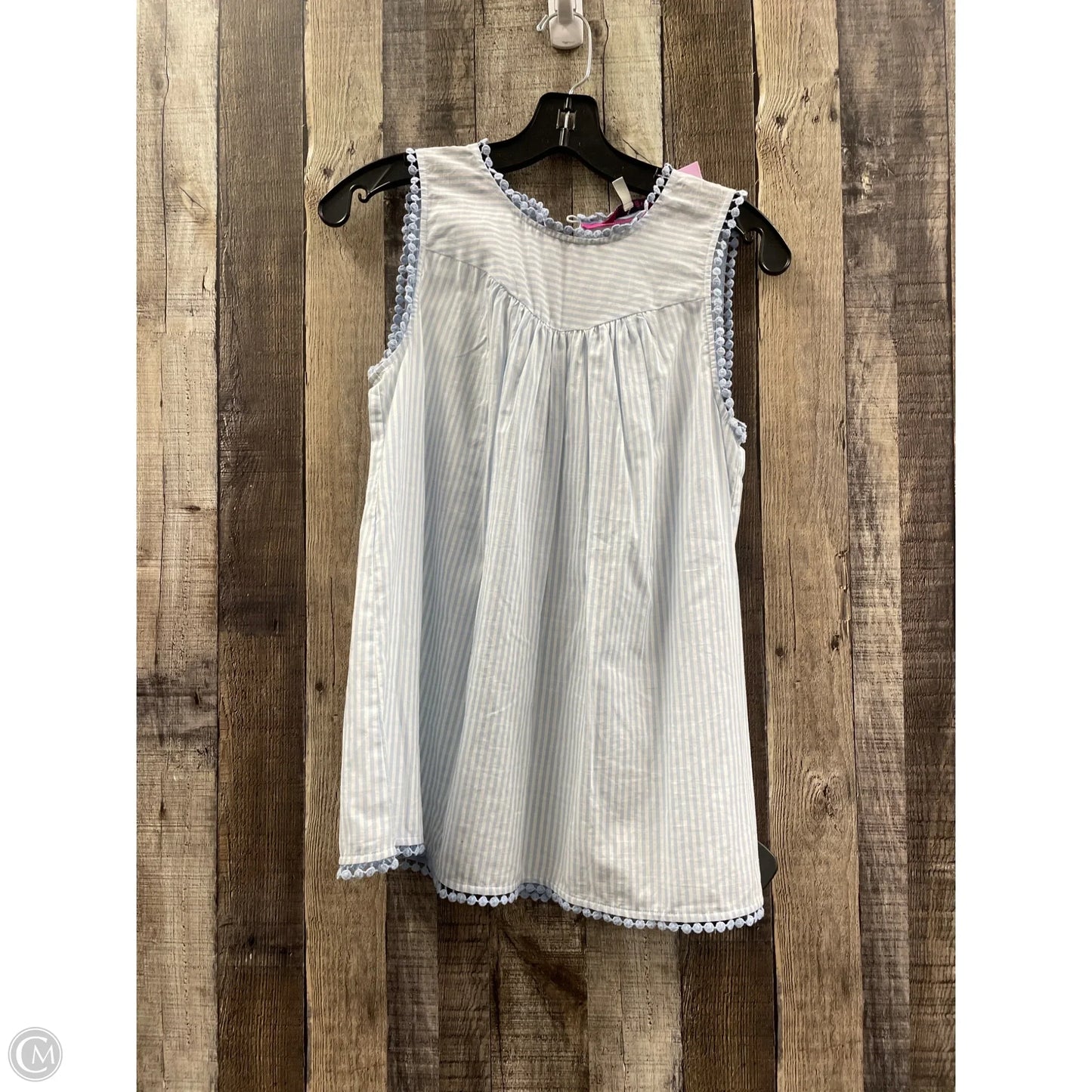 Top Sleeveless By Joules In Striped Pattern, Size: Xs