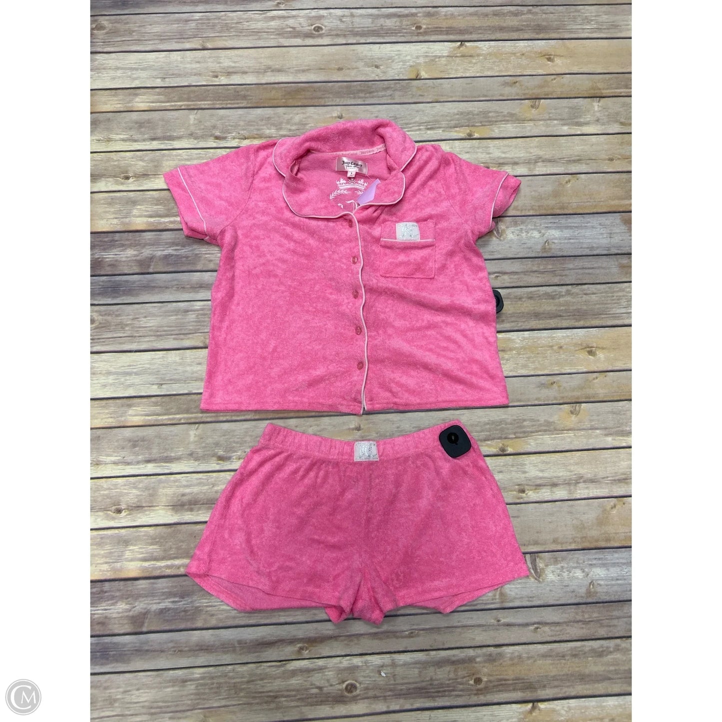 Pajamas 2pc By Juicy Couture In Pink, Size: S