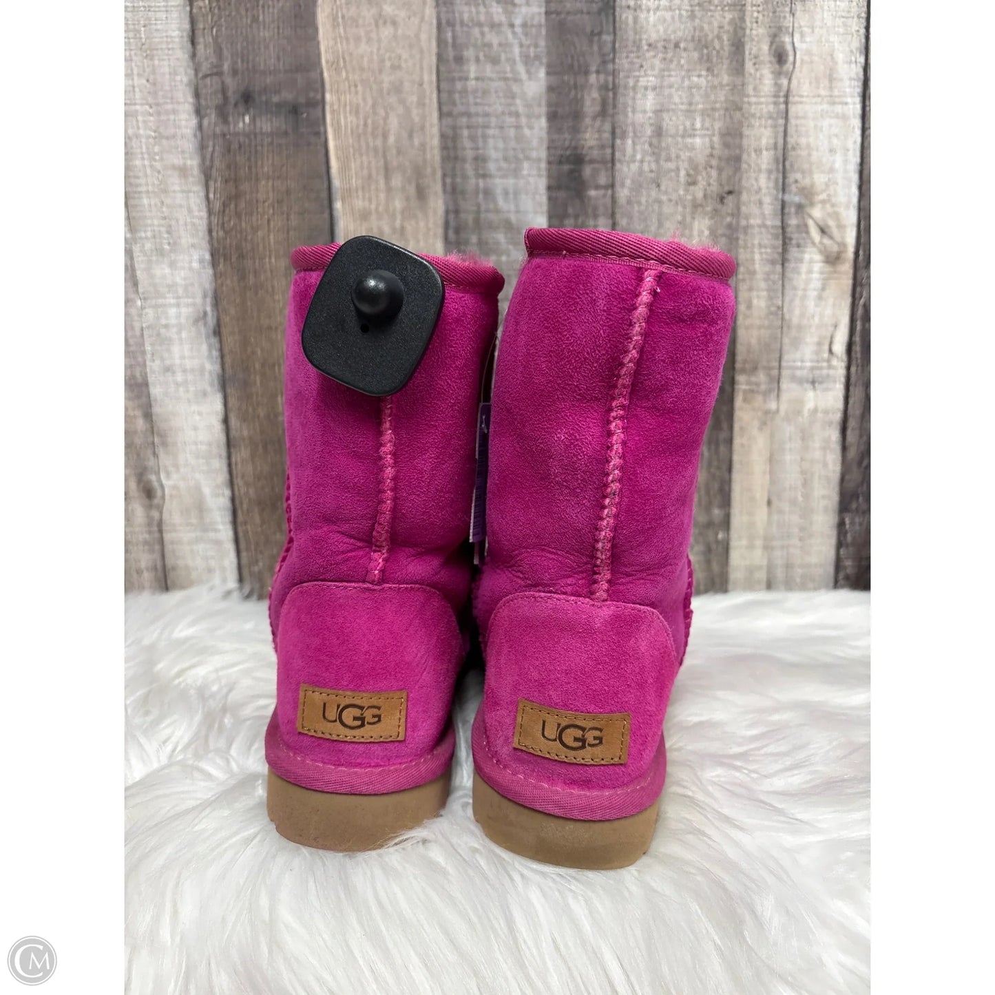 Boots Designer By Ugg In Pink, Size: 8