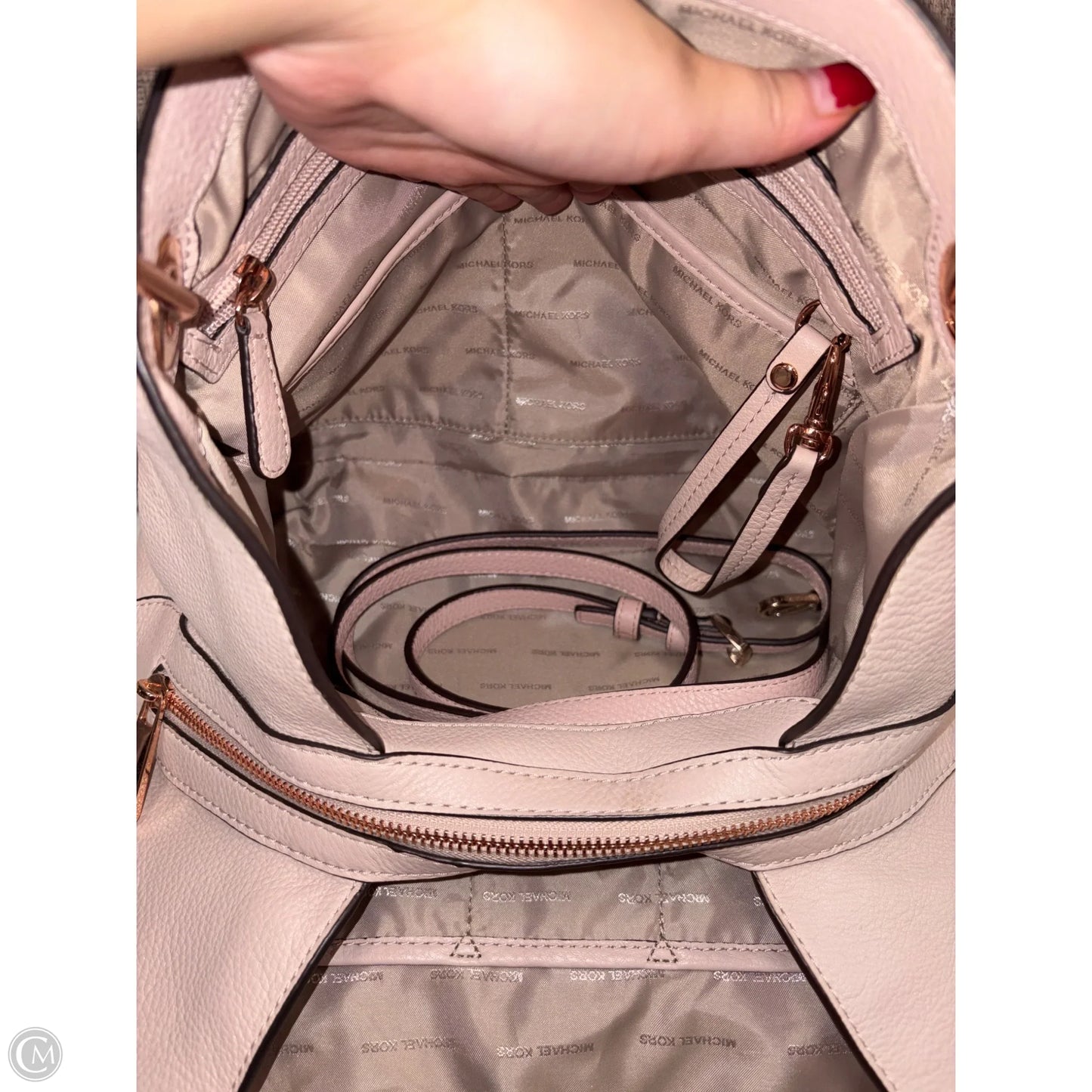Handbag Designer By Michael Kors, Size: Large