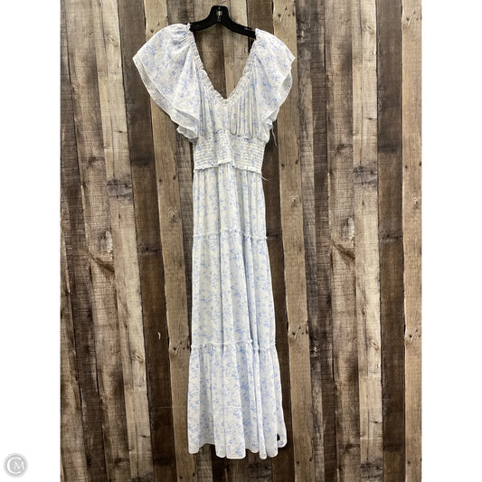 Dress Casual Maxi By Altard State In Blue & White, Size: S