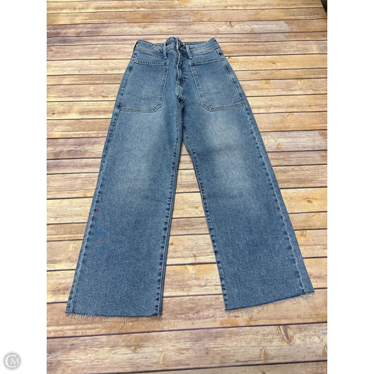 Jeans Wide Leg By Just Black In Blue Denim, Size: 0