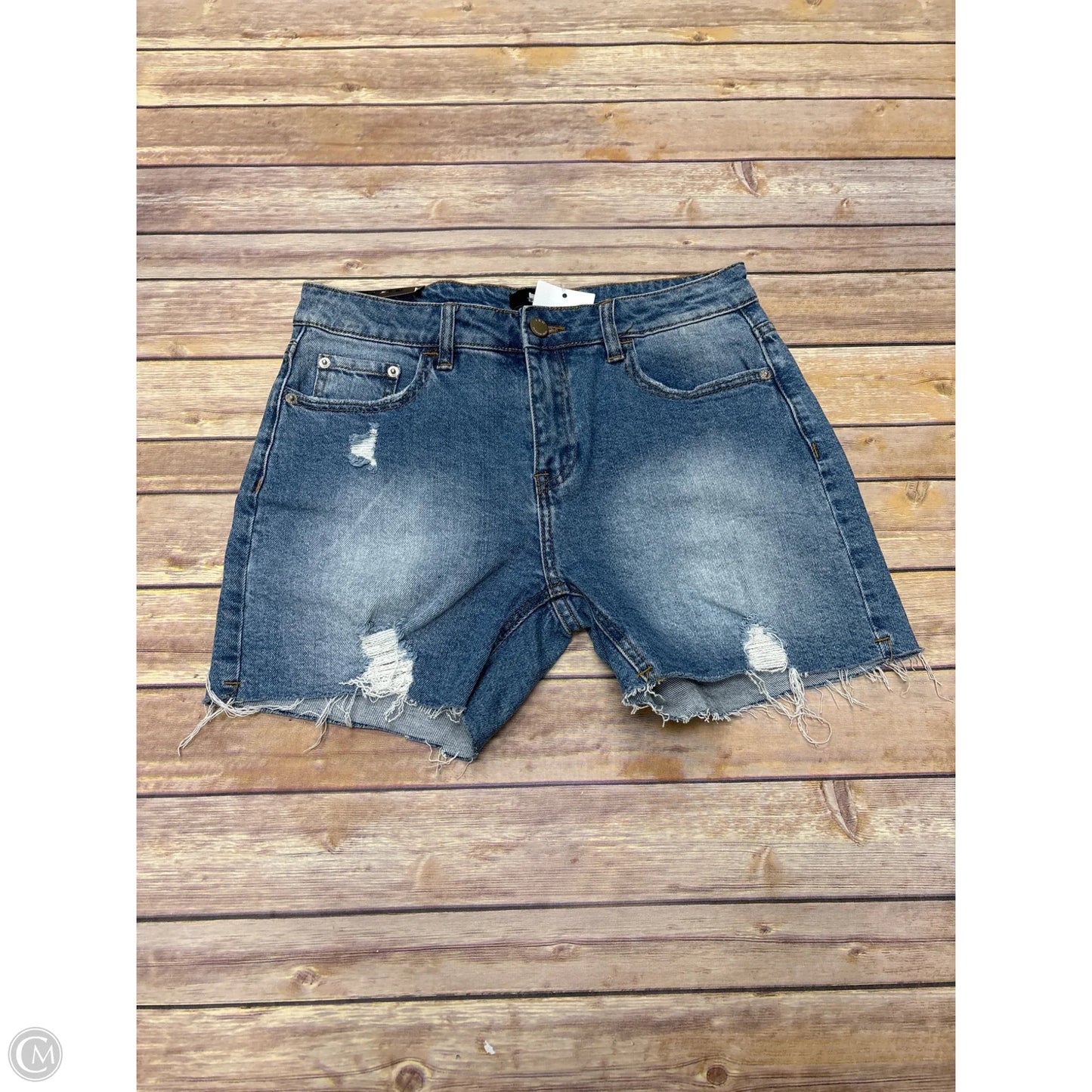 Shorts By Cme In Blue Denim, Size: M