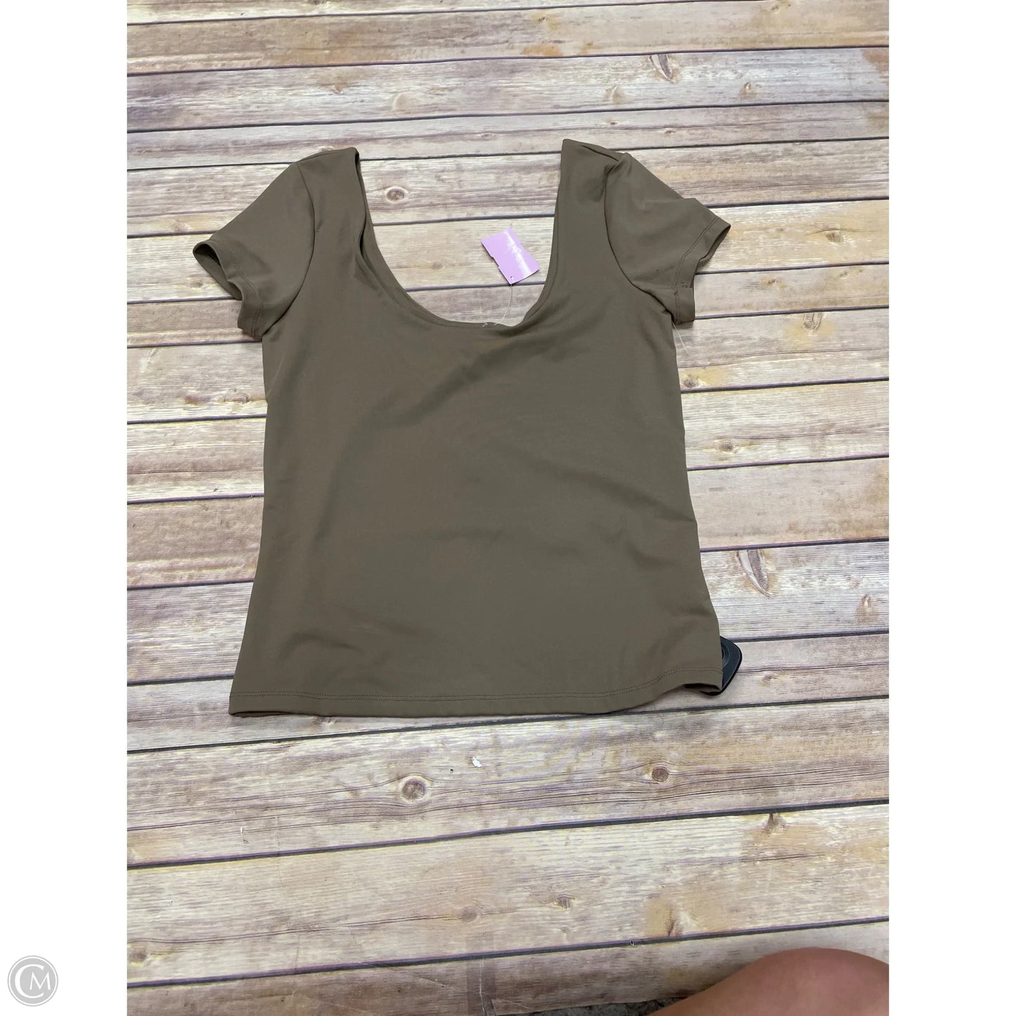 Top Short Sleeve By Old Navy In Brown, Size: M