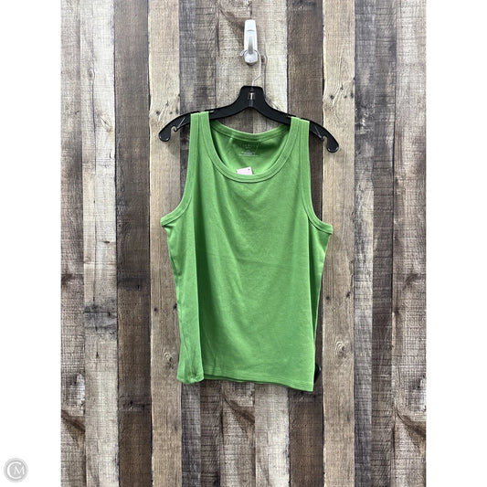 Tank Top By Talbots In Green, Size: Xlp