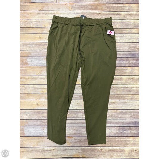 Athletic Pants By Mta Sport In Green, Size: 2x