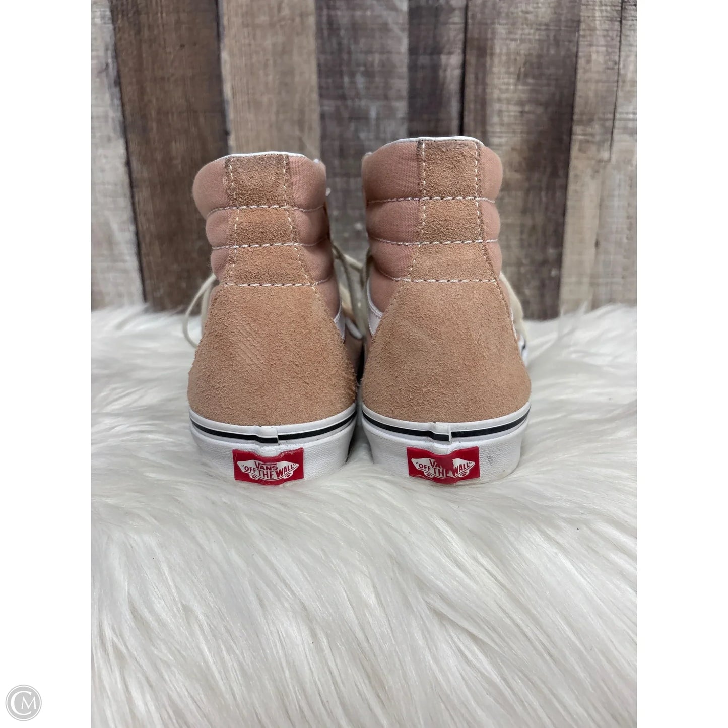 Shoes Sneakers By Vans In Coral, Size: 8