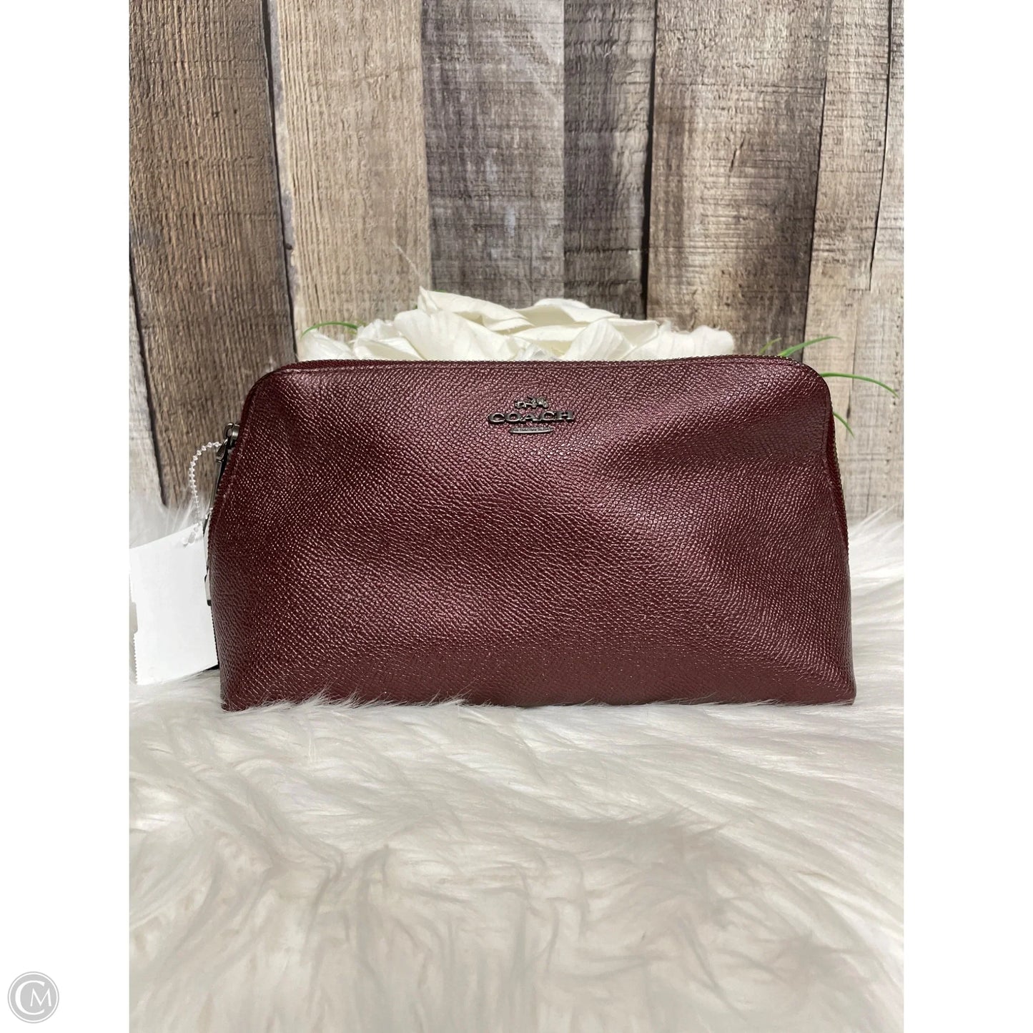 Makeup Bag Designer By Coach, Size: Medium