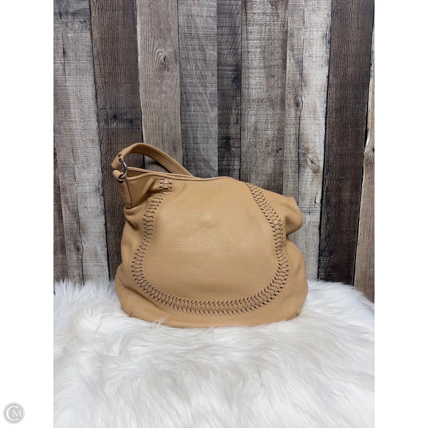 Handbag Leather By Lauren By Ralph Lauren, Size: Large