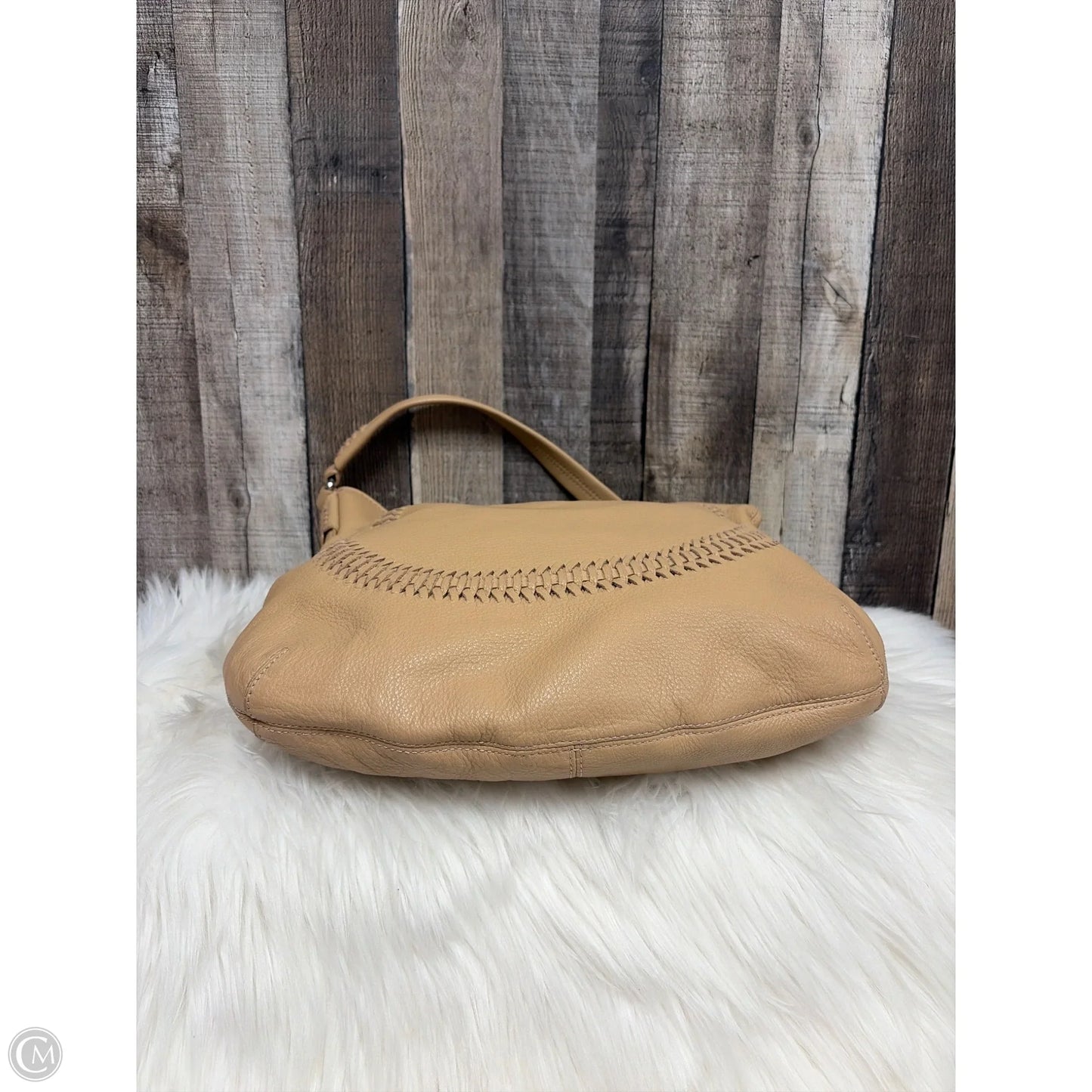 Handbag Leather By Lauren By Ralph Lauren, Size: Large
